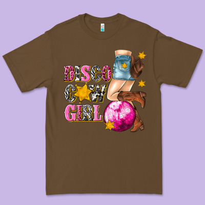 Premium Tee disco cowgirl