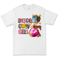 White disco cowgirl Premium Tee - texasbilliewilder