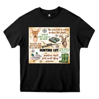 Black hunting life Heavy Core Tee - MaliasSmallBusiness