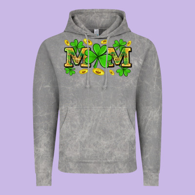 St. Patricks Day Mom Vintage Hoodie Designed By Neo Western