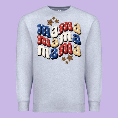 American Mama Premium Sweatshirt Designed By Bundleandbundleshop