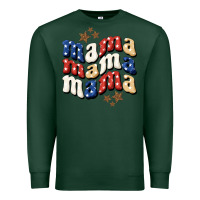 Sports Green American Mama Premium Sweatshirt - BundleAndBundleShop