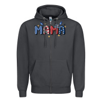 Smoke 4th july mama Zipper Hoodie - MaliasSmallBusiness