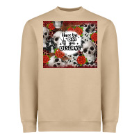 Mushroom have the day you deserve skull and rose Heavyweight Sweatshirt - JahusDesignShop