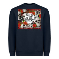 Navy have the day you deserve skull and rose Heavyweight Sweatshirt - JahusDesignShop