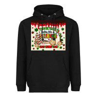 Black torn between lookin like a snack and eatin one Heavyweight Hoodie - MaliasSmallBusiness