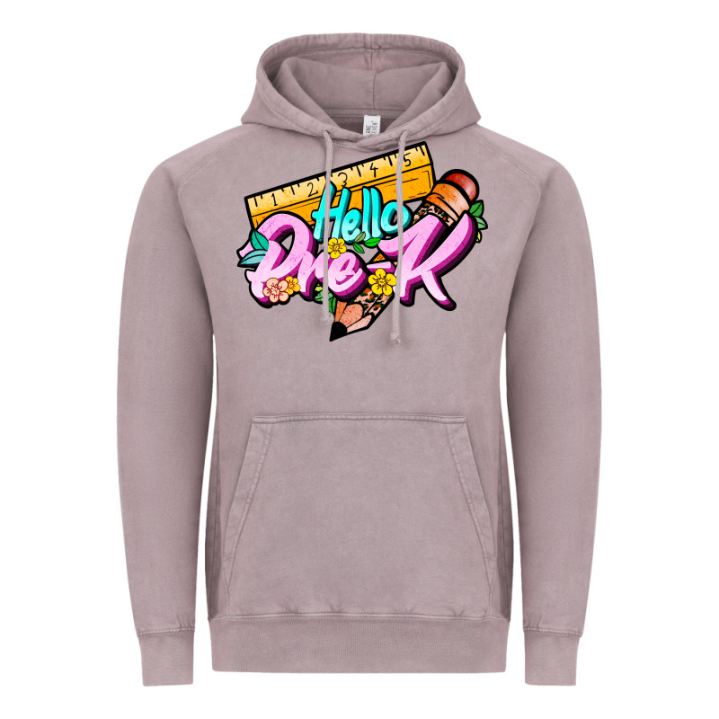 Hello Pre K Vintage Hoodie by JahusDesignShop | Teevron