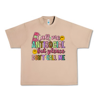 Burro call me antisocial but please don't call me Urban Heavy Tee - Artiststas