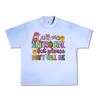 Grape Ice call me antisocial but please don't call me Urban Heavy Tee - Artiststas