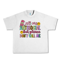 Lunar Rock call me antisocial but please don't call me Urban Heavy Tee - Artiststas