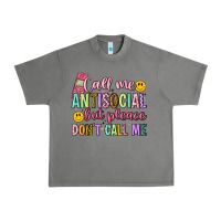 Tornado call me antisocial but please don't call me Urban Heavy Tee - Artiststas