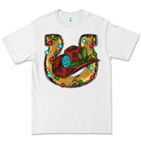 White Christmas Horseshoe Premium Tee - RanaPortraitStore