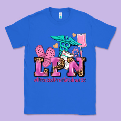 Lpn Licensed Practical Nurse Classic Tee Designed By Adodesignshop