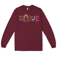 Burgundy madre our lady of guadalupe Long Sleeve Tee - Artiststas