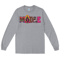 Heather Grey madre our lady of guadalupe Long Sleeve Tee - Artiststas