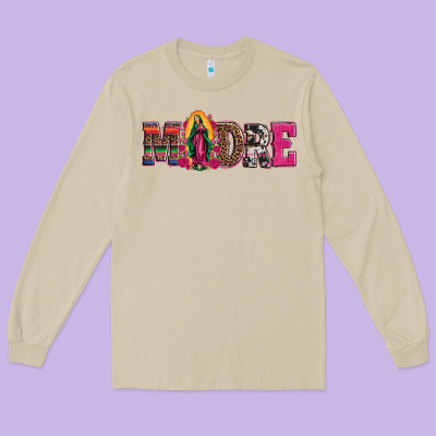 Madre Our Lady Of Guadalupe Long Sleeve Tee Designed By Artiststas