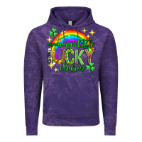 Cloud Purple St. Patrick's Day Mommy's little lucky charm Vintage Hoodie - Neo Western