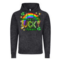 Vintage Black St. Patrick's Day Mommy's little lucky charm Vintage Hoodie - Neo Western
