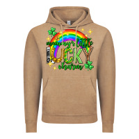 Vintage Coffee St. Patrick's Day Mommy's little lucky charm Vintage Hoodie - Neo Western
