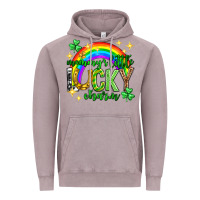Vintage Zinc St. Patrick's Day Mommy's little lucky charm Vintage Hoodie - Neo Western