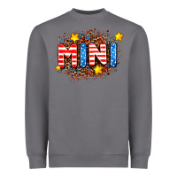 Storm usa mini  leopard background Heavyweight Sweatshirt - AdoDesignShop