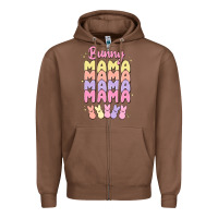 Chestnut bunny mama Zipper Hoodie - MaliasSmallBusiness