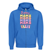 Bunny Mama Zipper Hoodie | Teevron