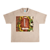 French Oak football leopard cowhide sunflower Urban Heavy Tee - JahusDesignShop