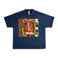 Navy football leopard cowhide sunflower Urban Heavy Tee - JahusDesignShop