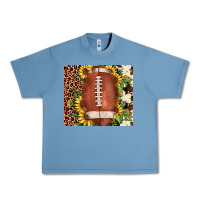 Pebble Blue football leopard cowhide sunflower Urban Heavy Tee - JahusDesignShop