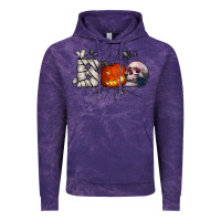 Cloud Purple boo Vintage Hoodie - CowhideDigitalArt