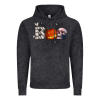 Vintage Black boo Vintage Hoodie - CowhideDigitalArt