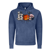 Vintage Denim boo Vintage Hoodie - CowhideDigitalArt