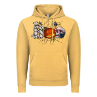 Vintage Mustard boo Vintage Hoodie - CowhideDigitalArt