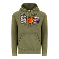 Vintage Olive boo Vintage Hoodie - CowhideDigitalArt