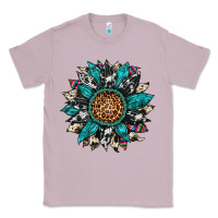 Lilac cowhide leopard serape gemstone  sunflower Classic Tee - Artiststas
