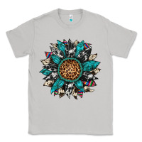 Moon Dust cowhide leopard serape gemstone  sunflower Classic Tee - Artiststas