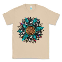 Mushroom cowhide leopard serape gemstone  sunflower Classic Tee - Artiststas
