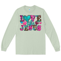 Matcha love like jesus valentine's day Long Sleeve Tee - AdoDesignShop