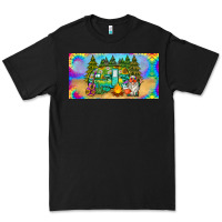 Black hippie soul license plate Premium Tee - BarkalooDesign