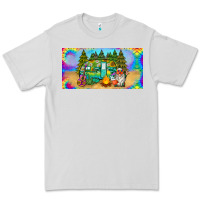 Dove Grey hippie soul license plate Premium Tee - BarkalooDesign