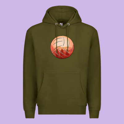 Cowboy Sunset Volleyball Premium Hoodie Designed By Bettercallsaul