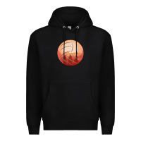Black Cowboy Sunset Volleyball Premium Hoodie - Bettercallsaul