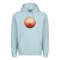 Blue Mist Cowboy Sunset Volleyball Premium Hoodie - Bettercallsaul