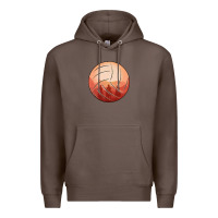Coffee Cowboy Sunset Volleyball Premium Hoodie - Bettercallsaul