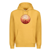 Mustard Cowboy Sunset Volleyball Premium Hoodie - Bettercallsaul