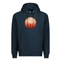 Navy Cowboy Sunset Volleyball Premium Hoodie - Bettercallsaul