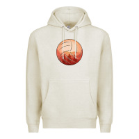 Oatmeal Heather Cowboy Sunset Volleyball Premium Hoodie - Bettercallsaul