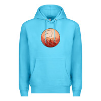 Ocean Blue Cowboy Sunset Volleyball Premium Hoodie - Bettercallsaul