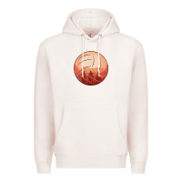 Pale Pink Cowboy Sunset Volleyball Premium Hoodie - Bettercallsaul